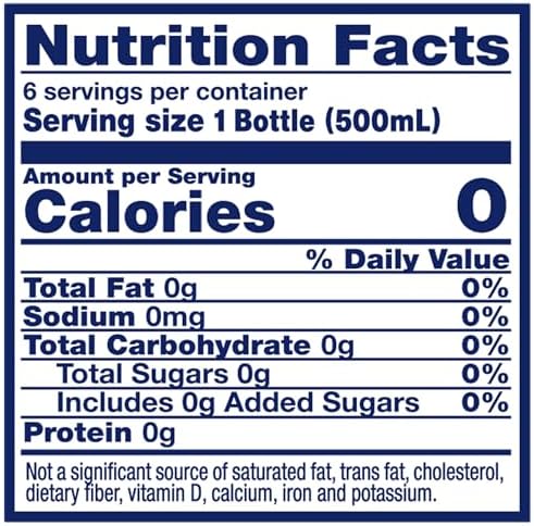 Crystal Geyser Sparkling Natural Alpine Spring Water, Lemon and Other Natural Flavors, 6-Pack, 16.9oz Bottles, Zero Calories and No Sweeteners, Bottled at The Spring Source