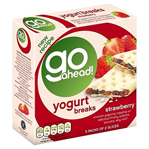 Go Ahead Yoghurt Breaks Strawberry 5 per pack - Pack of 2