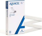 ConvaTec AQUACEL Hydrofiber 0.75"x18" Ribbon Dressing with Strengthening Fiber for Packing Small Wounds, Medical Grade, Absorbant, Non-Woven, Sterile, 5ct Box
