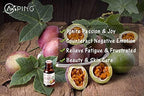 Passion Fruit Essential Oil - 100% Pure Organic Natural Plant (Passiflora edulis) Passion Fruit Oil for Diffuser, Aroma, Spa, Massage, Yoga, Perfume, 0.33oz