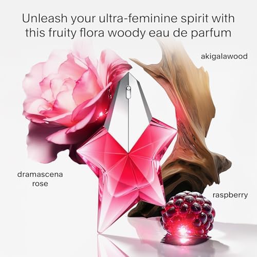 MUGLER Angel Nova - Eau de Parfum - Women's Perfume - Floral & Fruity - With Bergamot, Rose, and Cedarwood- Long Lasting Fragrance