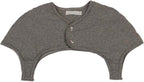 Thicker Shoulder Warmer for Back Neck and Shoulders Pain Relief Arthritis Relief, Keep Warmer Short-Sleeved Cotton Vest, Gery