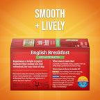 Twinings Decaffeinated English Breakfast Individually Wrapped Bags, 20 Count (Pack of 6), Flavourful & Robust, Enjoy Hot or Iced, 120 Teabags