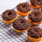 Chocolate Jimmies Sprinkles, Edible Brown Sprinkles for Baking Topping, Cupcakes, Cookies, Ice Cream & Cake Decorating, Christmas Halloween Year-Round Party Supplies