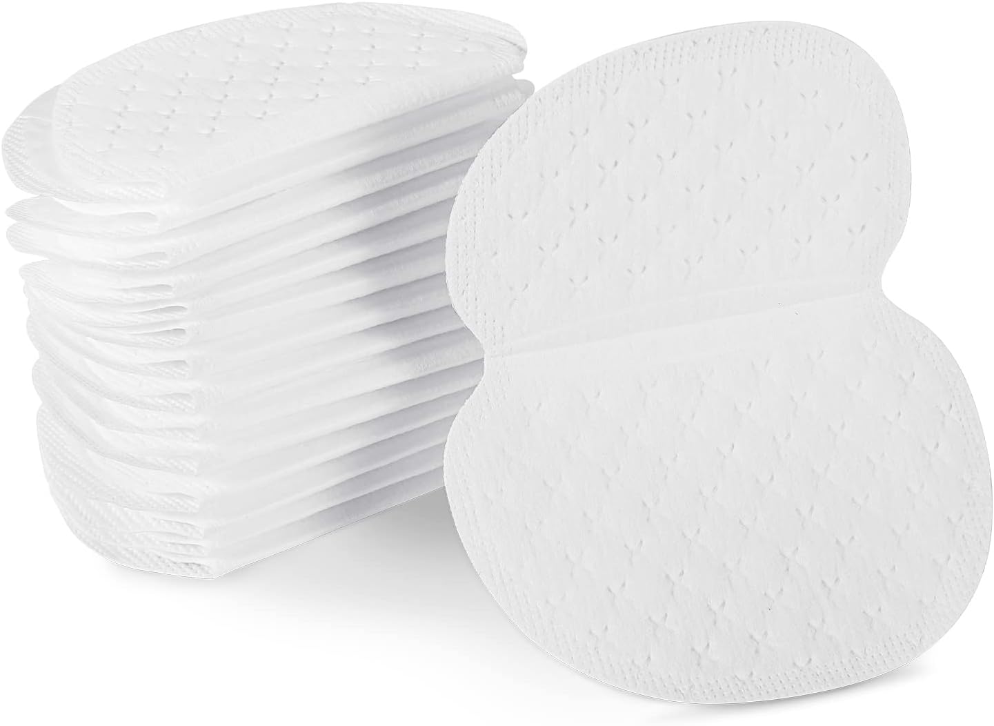 50 Pcs Underarm Sweat Pads, Armpit Sweat Pads for Women and Men, Disposable Underarm Pads for Sweating Women Comfortable Unflavored Non Sweat Armpit Protection (5.1 * 3.54 inch, 50)