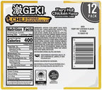 Nissin Geki Chili Infused Asian Noodles, Fiery Hot Chicken Flavor, 3.17 Ounce (Pack of 12)