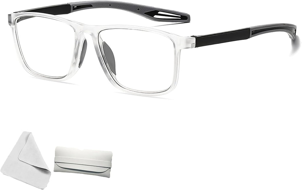 Sports Ultra-Light Anti-Blue Light Presbyopic Glasses, Sports Color-Changing Multi-focal Reading Glasses