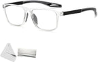 Sports Ultra-Light Anti-Blue Light Presbyopic Glasses, Sports Color-Changing Multi-focal Reading Glasses