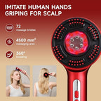 3-in-1 Electric Scalp Massage Comb, Hair Growth Oil Applicator,Portable Home Scalp Brush for Men and Women, Ipx7 Waterproof