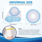 Waterproof Foot Cover for Shower Adult, with Non-Slip Padding Bottom, Ankle Wound Protector Bath Adult Watertight Cast Bag Showering for Surgery Foot, Soft Comfortable Ankle Cast Cover