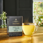 Taylors of Harrogate Green Tea Variety Pack, Individually Wrapped Bags, Jasmine, Lemon, Mint 20 Count (Pack of 3), Caffeinated, Enjoy Hot or Iced, 60 Teabags