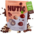 Tri White Milk Dark Chocolate Covered Espresso Beans - Gourmet Roasted Coffee Beans in Rich Belgian Chocolate for Natural Caffeine Energy Boost - Premium Snack for Coffee Lovers (1 lb Resealable Bag)