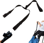 Clip and Pull Dressing Aid, Adjustable Length Pants Wearing Assist Tool Device, Pants Aid Tool for Elderly, Disabled, Seniors, Pregnant,Injuries (Black 1)