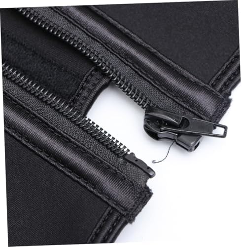 Waistband Tummy Belt Corset Waist Trimmer Fitness Belt for Women, Adjustable Sports Waist Cincher, Black, Size S