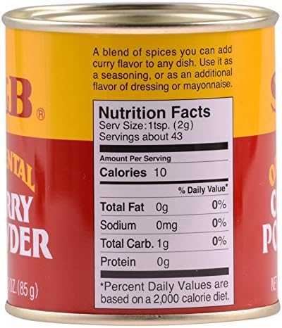 S&B Curry Powder Oriental, 3 Oz