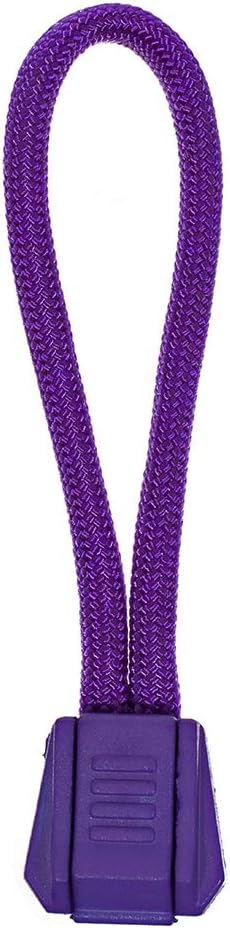 Paracord Planet Zipper Pulls Available in Various Color Combinations – Choose from 5, 10 and 20 Pack Sizes (Acid Purple/Purple, 5 Pack)