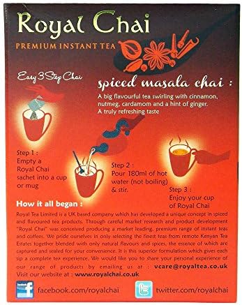 Royal Chai - Premium Instant Tea - Masala (sweetened) 220g x 2
