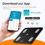 Scale for Body Weight, Accurate Weight Scale with LCD Display, Capacity upto 400 lbs, Smart BMI Scale, High Accuracy Digital Bathroom Scale, 18 Body Composition Analyzer Sync with Fitness App