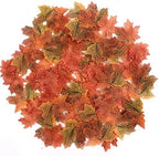 90 Pcs Edible Fall Leaves Gold Leaf Cupcake Toppers, For your Party Cake Toppers Decoration