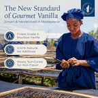 30 Madagascar Vanilla Beans Grade A - Gourmet Bourbon Vanilla Pods 6.3-8.3" - For Baking, Cooking & Homemade Vanilla Extract - VanillaBros