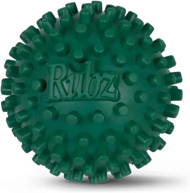 Due North Industrial Rubz Foot, Hand & Back Massage Ball, Relief from Plantar Fasciitis, Green