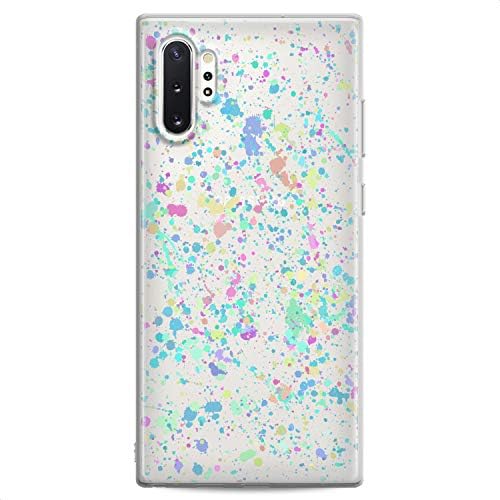 Case Compatible with Samsung S25 S24 S23 FE S22 Plus S21 Ultra S20+ S10e Note 20 S9 Paint Splashes Colored Pink Slim fit Girls Cute Green Print Flexible Silicone Colorful Clear Design Woman