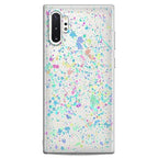 Case Compatible with Samsung S25 S24 S23 FE S22 Plus S21 Ultra S20+ S10e Note 20 S9 Paint Splashes Colored Pink Slim fit Girls Cute Green Print Flexible Silicone Colorful Clear Design Woman