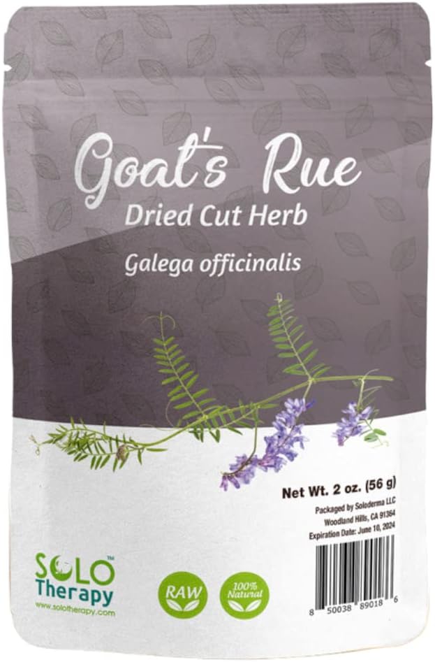Goats Rue Herb 2 oz, C/S, Galega officinalis, Goat's Rue Tea, Resealable Bag, Goats Rue Leaves c/s, Product From Italy