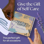 Nurture by Nature Spa Gifts for Women - Mothers Day Gifts for Mom, Self Care Gift Set & Spa Gift Basket for Women, 6 Piece Bath Set with Candle, Bath Bomb, Salts & Pillow Spray - Relaxation Gifts