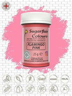 Sugarflair 25g Flamingo Pink Spectral Paste Gel Edible Food Colour Cake Icing