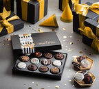 Happy Birthday Cookies - Birthday Cookie Gift Basket - Gourmet Food Gifting for Him/Her (Large, Assorted Flavors), Kosher Vegan Cookie Box