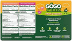 GoGo squeeZ Fruit & veggieZ Applesauce and Puree Variety Pack, Pedal Peach and Boulder Berry, 3.2 oz (Pack of 20), Unsweetened Snacks for Kids, BPA Free Pouches (Packaging May Vary)