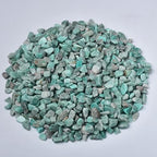 gemshan Amazonite Chip shealing stone 2lb/910g Healing Crystal Chips 7mm-9mm for Aquarium Vase Plant Decoration Jewelry DIY