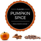 Stone Street Flavored Ground Coffee, Pumpkin Spice, Freshly Roasted, 100% Colombian Arabica, Gourmet Coffee, Holiday Flavor, Medium Roast, 1 LB