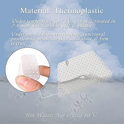 Thermoplastic Nasal Splints,Nose Brace Fracture, External Nose Support Protector for Rhinoplasty Septoplasty Surgery, ENT, Orthopedic Immobilization, 5pcs-M Size (B)