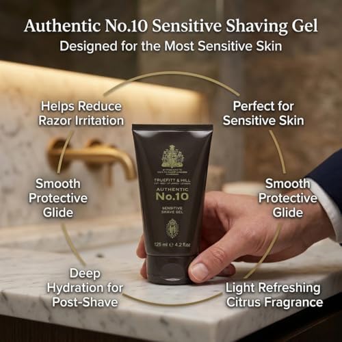 TRUEFITT & HILL Authentic No.10 Sensitive Shaving Gel, 1 Pound
