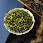 FullChea - Longjing Tea - Dragonwell Tea - Chinese Green Tea Loose Leaf - Toasty Bean Aromatic - Lung Ching Dragon Well (8.8oz / 250g)
