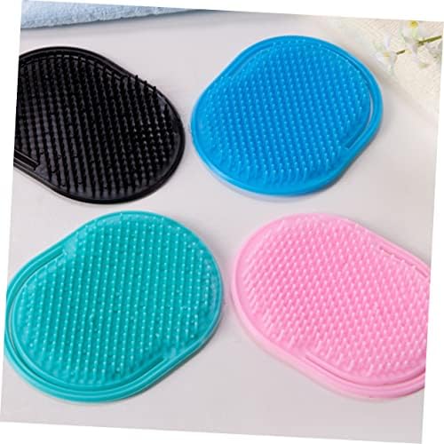 FRCOLOR 12Pcs Scalp Massage Hair Combs Plastic Lightweight Hair Washing Brushes for Home and Salon Use with Promoting Blood Flow and Scalp Care