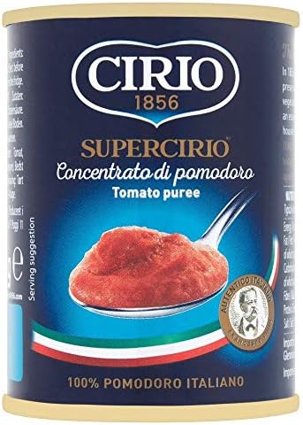 Cirio Supercirio Tomato Puree Tin - 140g - Pack of 4