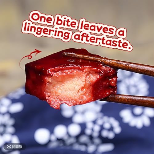 QIXINLIZY Fermented Traditional Bean Curd-large pieces Chinese Red Bean Curd-Savory Aged Bean Curd for Hot Pot,Stir-fry, Noodles, Porridge12 oz (340g)