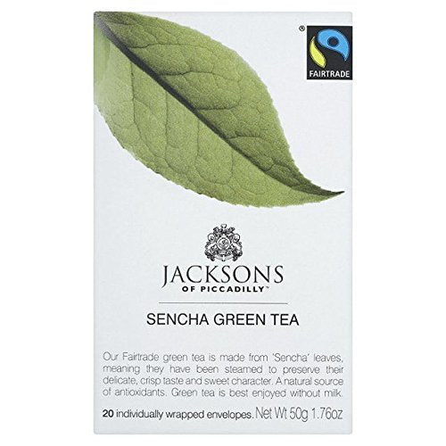 Jacksons of Piccadilly Sencha Green Tea - 20 per pack