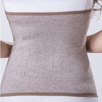 ITODA Warmer Kidney Back Brace for Women Men, Abdominal Binder Lumbar Waist Knitted Breathable Stomach Belly Band Wrap