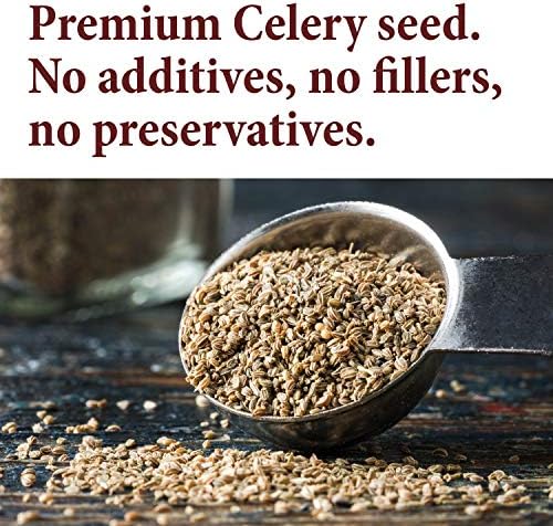 The Spice Way Celery Seed - premium whole seeds 8 oz