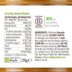 PIP & NUT Crunchy Almond Butter, 170 GR