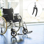 2pcs Wheelchair Front Fork Accessories Swivel Wheels Wheelchair Accessories Replacement Wheel Bracket Wheelchair Wheel Bracket Wheelchair Part Wheel Bracket Front Wheel Metal