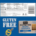 Olina's Bakehouse Wafer Crackers, Gluten Free Natural, 3-Pack