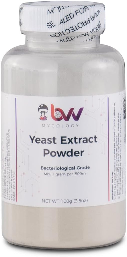 BVV Yeast Extract Powder for Mushrooms Mycology-100 Grams
