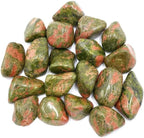 Pachamama Essentials Unakite Tumbled - Healing Stone - Crystal Healing Rock 20-25mm (5)