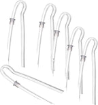 6pcs/lot Size #13 Preformed Sound Tube BTE Earmold Hearing Aid Tubing (3.5 * 2mm with tube lock)