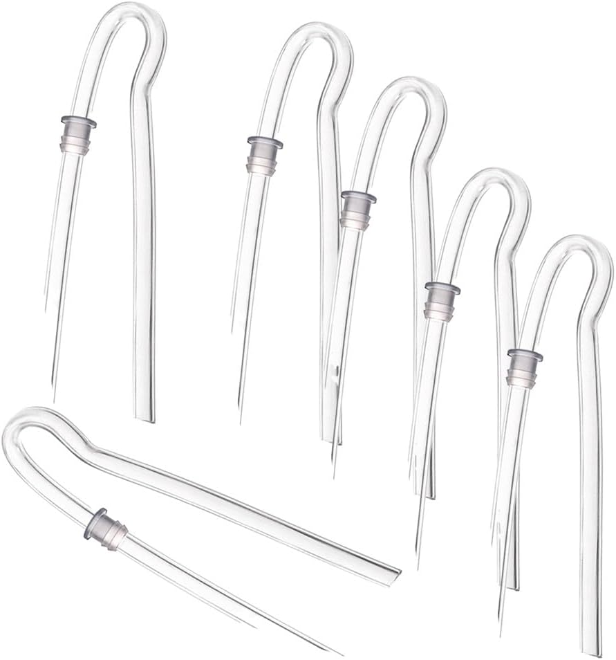6pcs/lot Size #13 Preformed Sound Tube BTE Earmold Hearing Aid Tubing (3.5 * 2mm with tube lock)